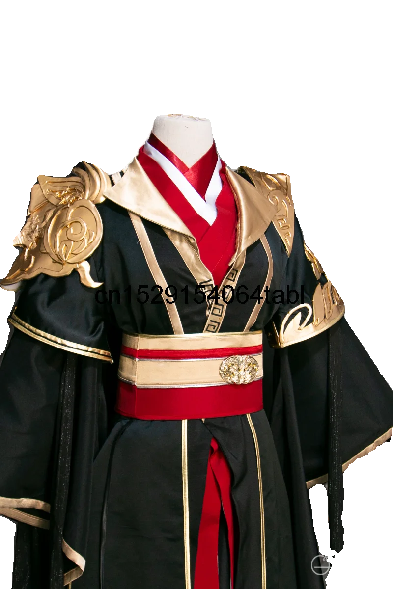Disfraz de Cosplay de estilo antiguo, animación de bendición oficial celestial, Mu Qing Cos, Han Fu, Halloween