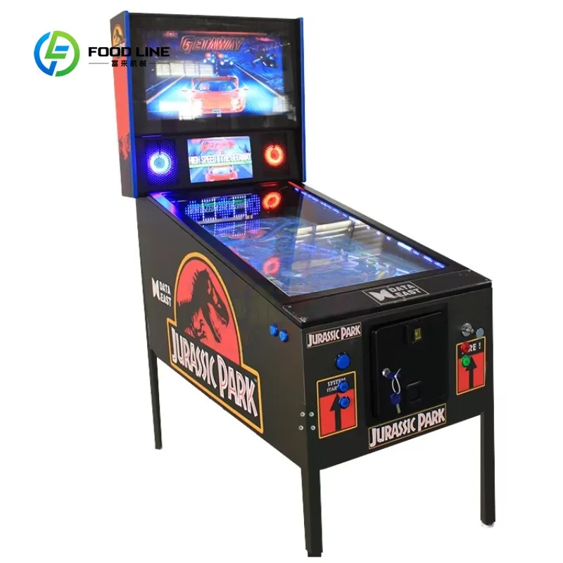 

Customized 49-Inch 4K Virtual Pinball Arcade Game Machine 3 Screen Coin Operated Pinball Game Centers Metal Iron Cabinet