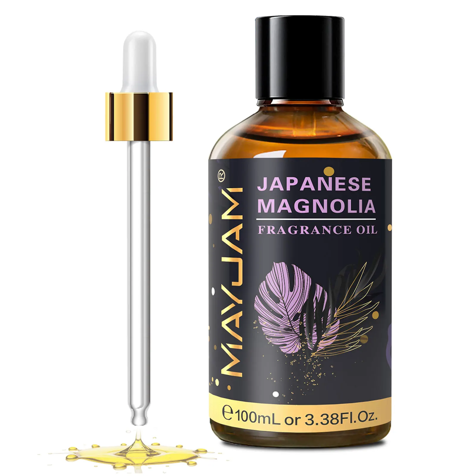 MAYJAM 100 ml Duftöle mit Tropfer für Luftbefeuchter, Auto-Diffusor, weißer Moschus, Kaugummi, Meeresbrise, Freesien, Babypuder