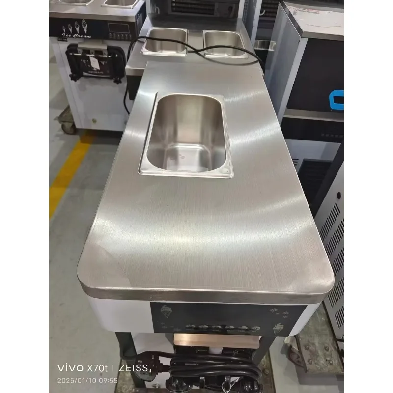 

Colorful Commercial Desktop Ice Cream Machine Cone Fully Automatic Single Head Soft Ice Cream Machine