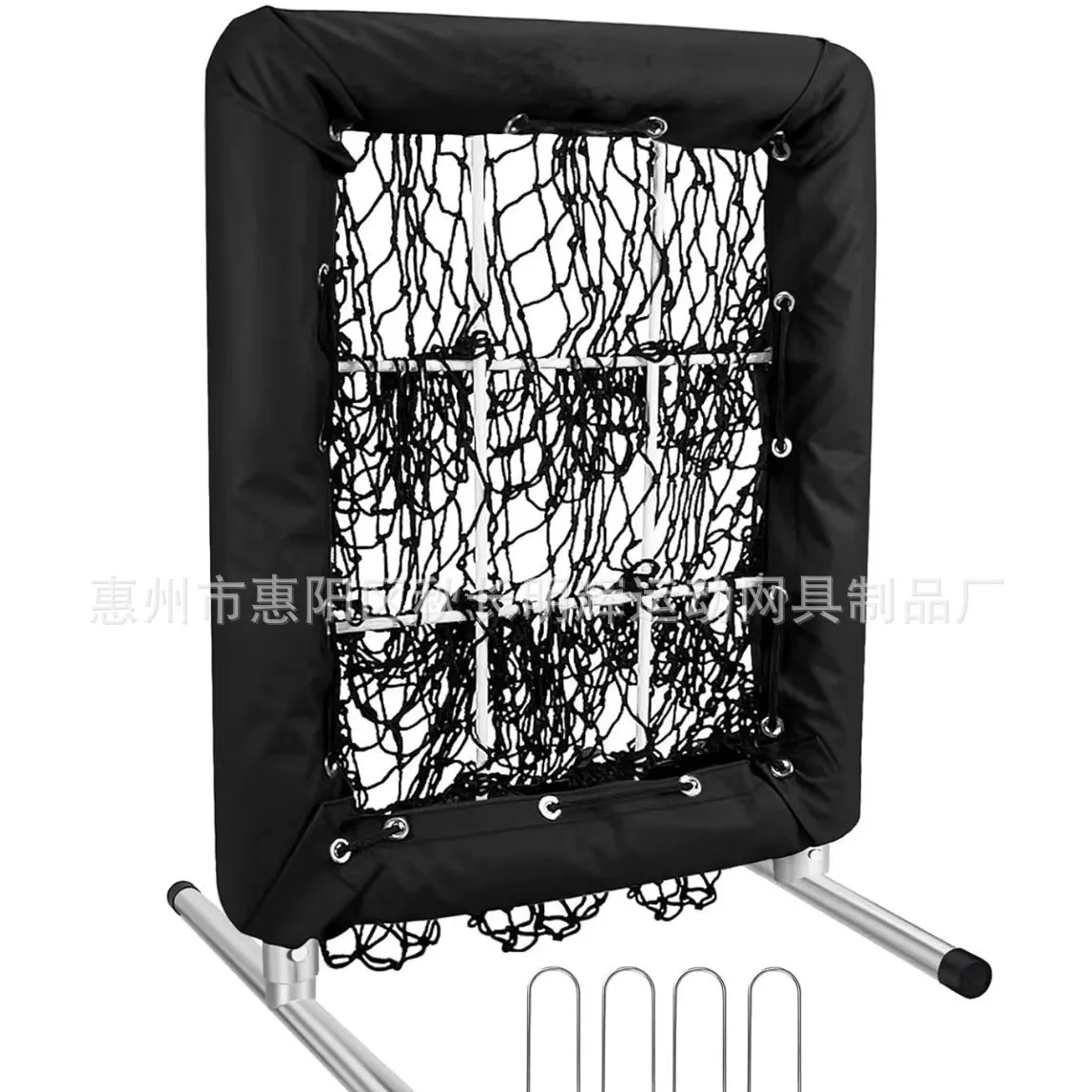 Outdoor  outdoor baseball practice net Jiugongge nine holes throwing net softball sandbag handball net adjustable