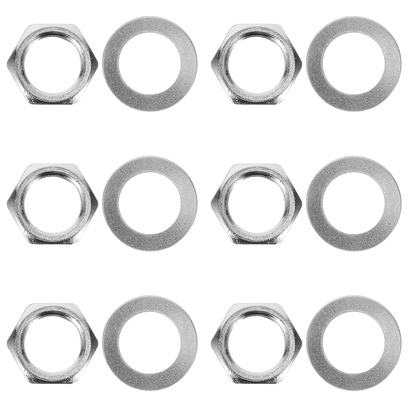 

1 set 1 Set Guitar Parts Accessories M9 Potentiometer Washer Nuts Metal Gasket For Electric Guitar Upgrade Replacement
