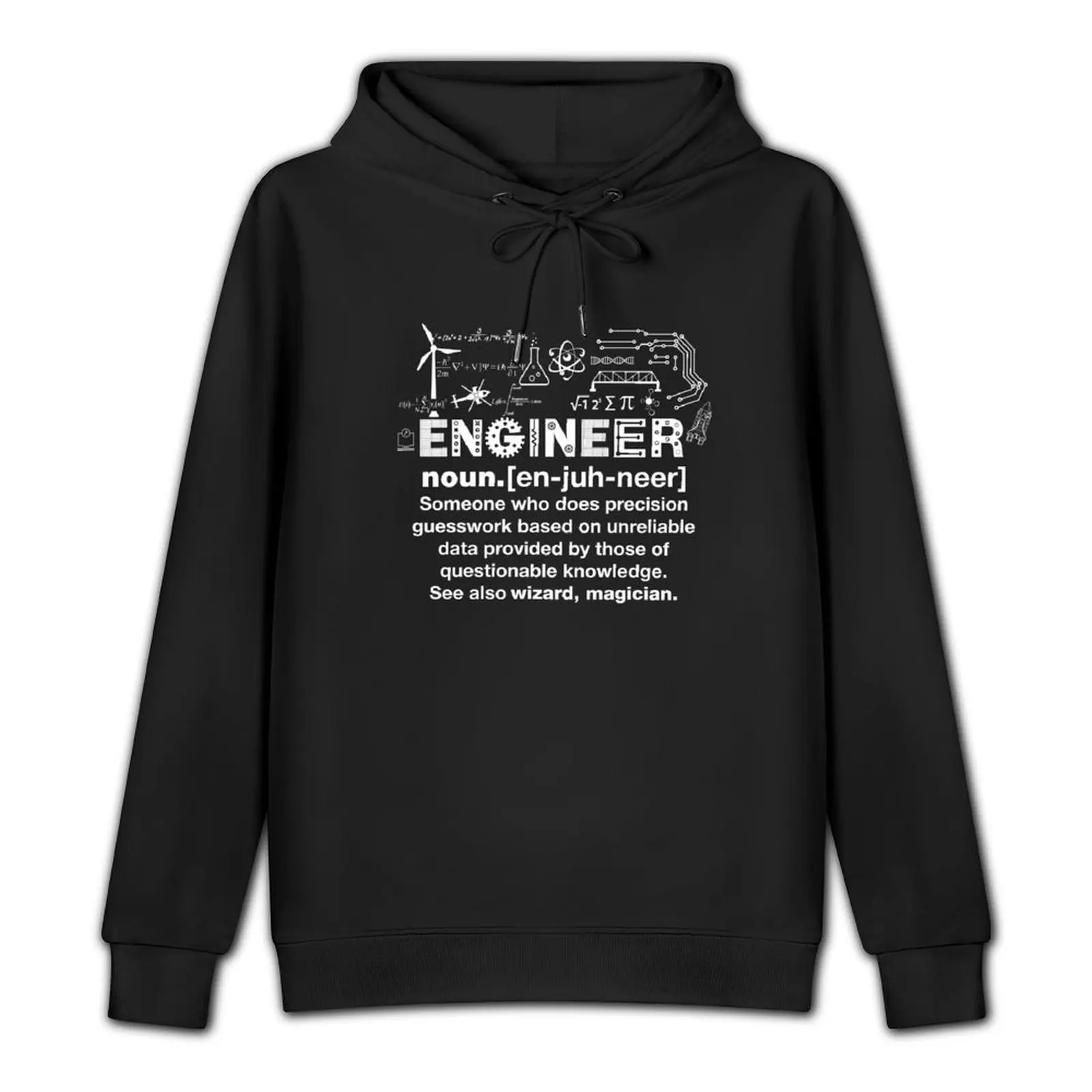 Engineer Humor Definition Pullover Hoodie graphic t shirts men autumn autumn clothes hoodies for men high quality