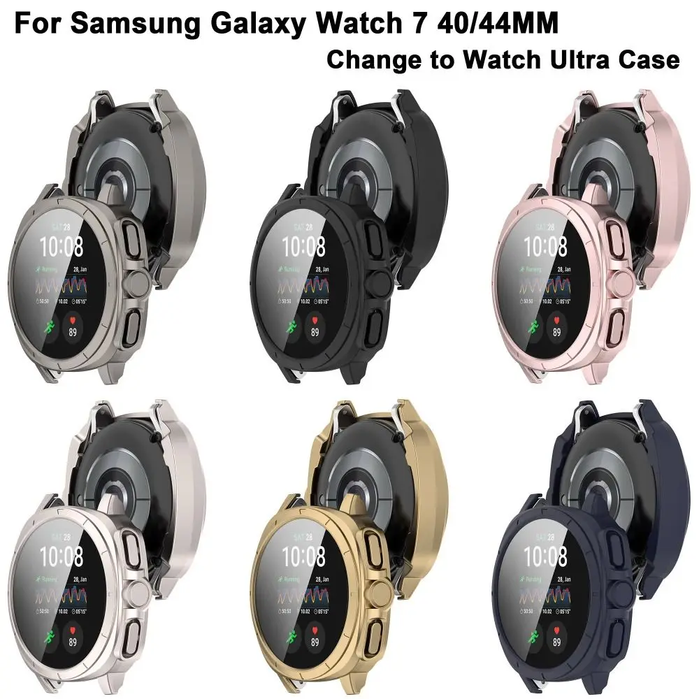 삼성 갤럭시 워치 7 용 보호 커버, 외관 업그레이드 울트라 체인지, 울트라 케이스, 스마트 워치 액세서리, 40mm, 44mm