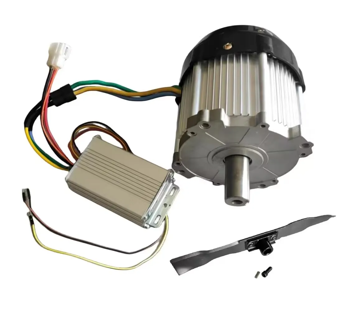 40V 1500W 3600RPM BLDC Motor Lawn Mower With Controller Blade