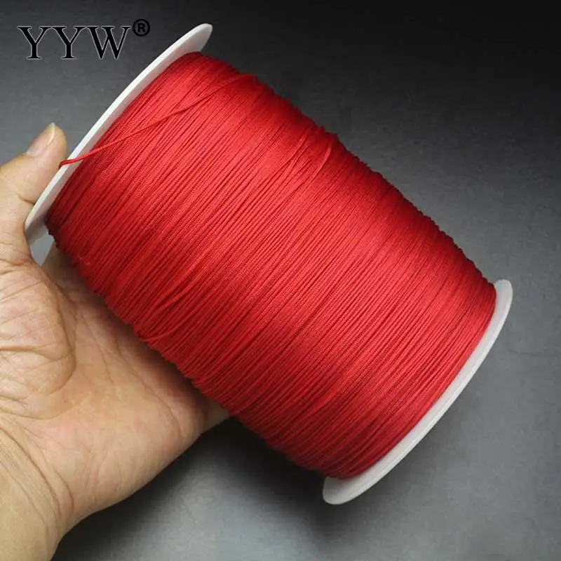 800m Polyamide Cord 0.8mm 1mm 1.3mm 1.8mm 2mm Chinese Knotting Cord Beading Thread String DIY Necklace Bracelet Jewelry Making