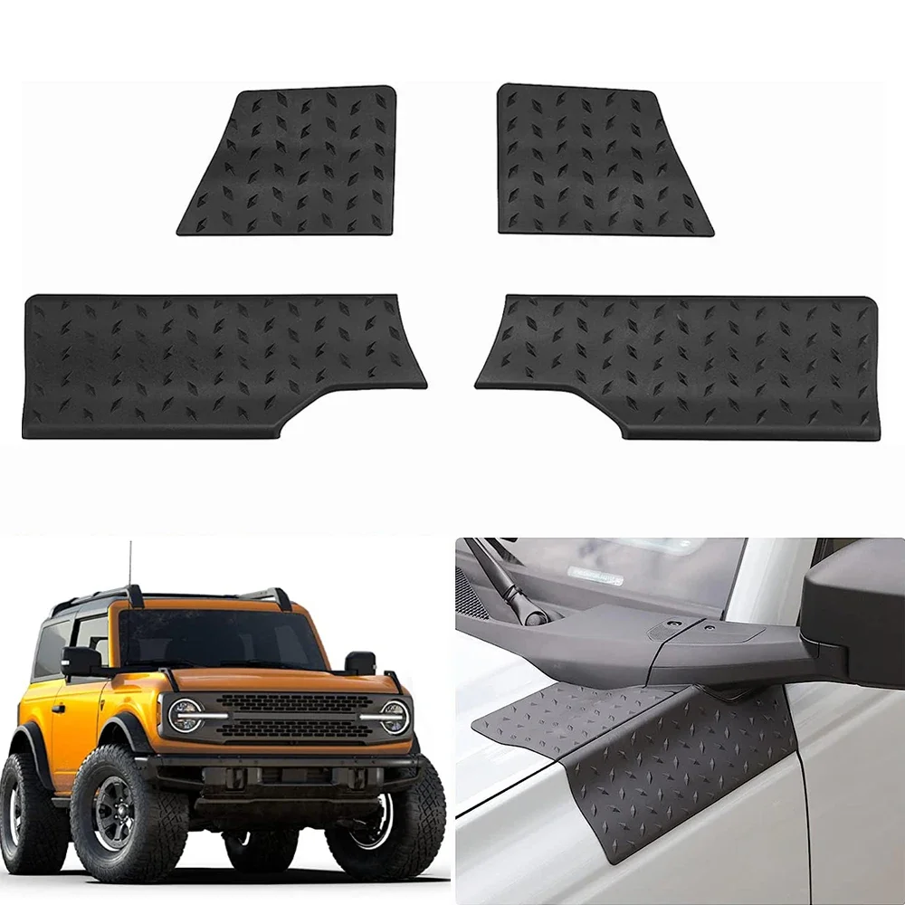 Cowl Body Armor Outer Cowl Covers Corner Guards For Ford Bronco 2021-2023 Exterior Accessories Protective Sticker Parts