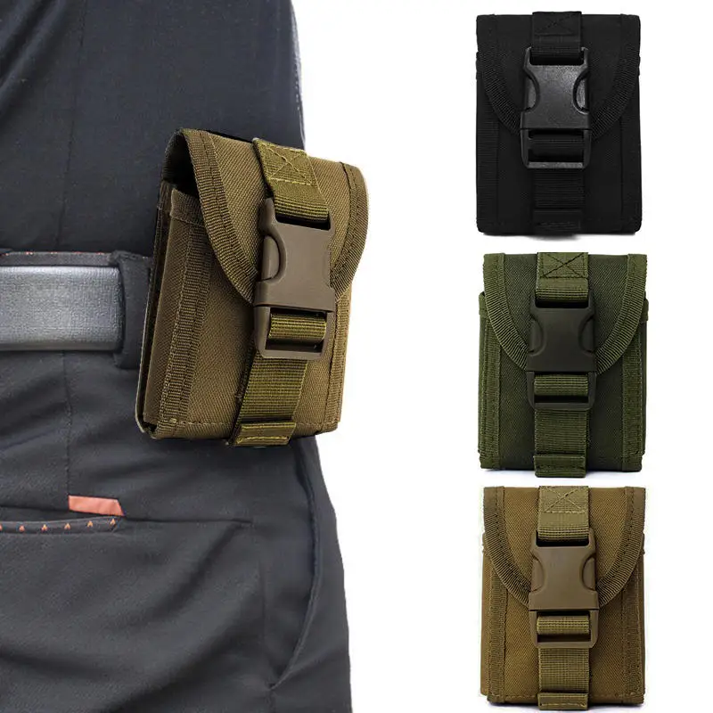 Molle Utility EDC riñonera para hombre, bolsa para teléfono móvil, bolsa de caza para deportes al aire libre, kit de herramientas multifuncional