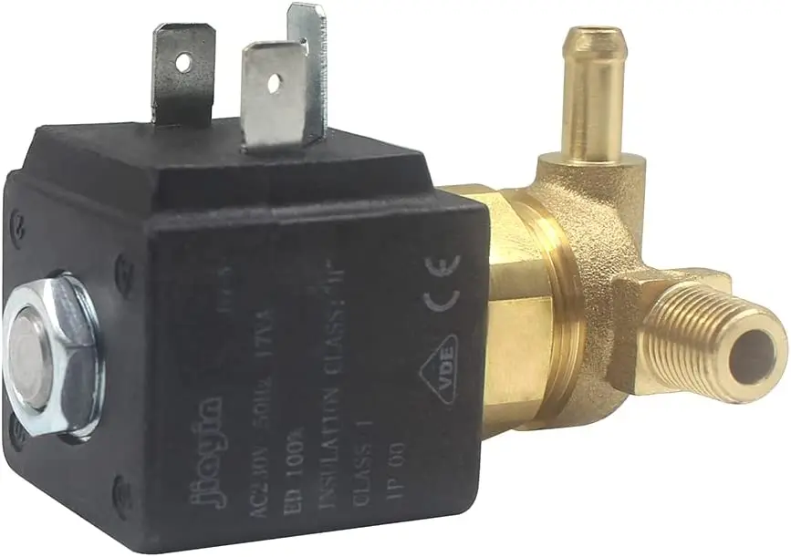 

JYZ-5 2/2 Way AC 230V 50Hz G1/8" Normally Closed Electromagnetic Solenoid Water Valve N/C for Gas Stream Generator coffee