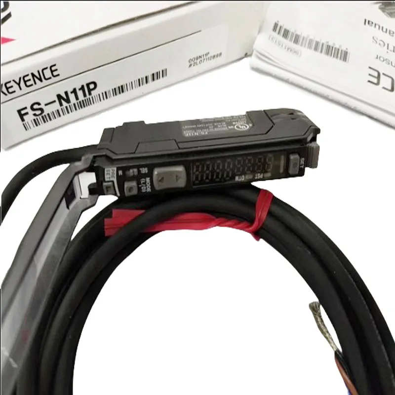 FS-N11P جديد الأصلي KEYENCE PNP كابل نوع مضخم الألياف الضوئية الرقمي #3