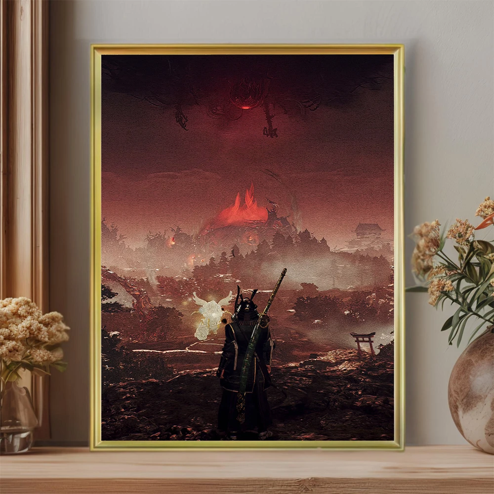 Game NIOH 3 Poster 2026 Latest Games Prints Canvas Painting NIOH 3 Wall Art Pictures Home Living Room Samurai Game Decoration