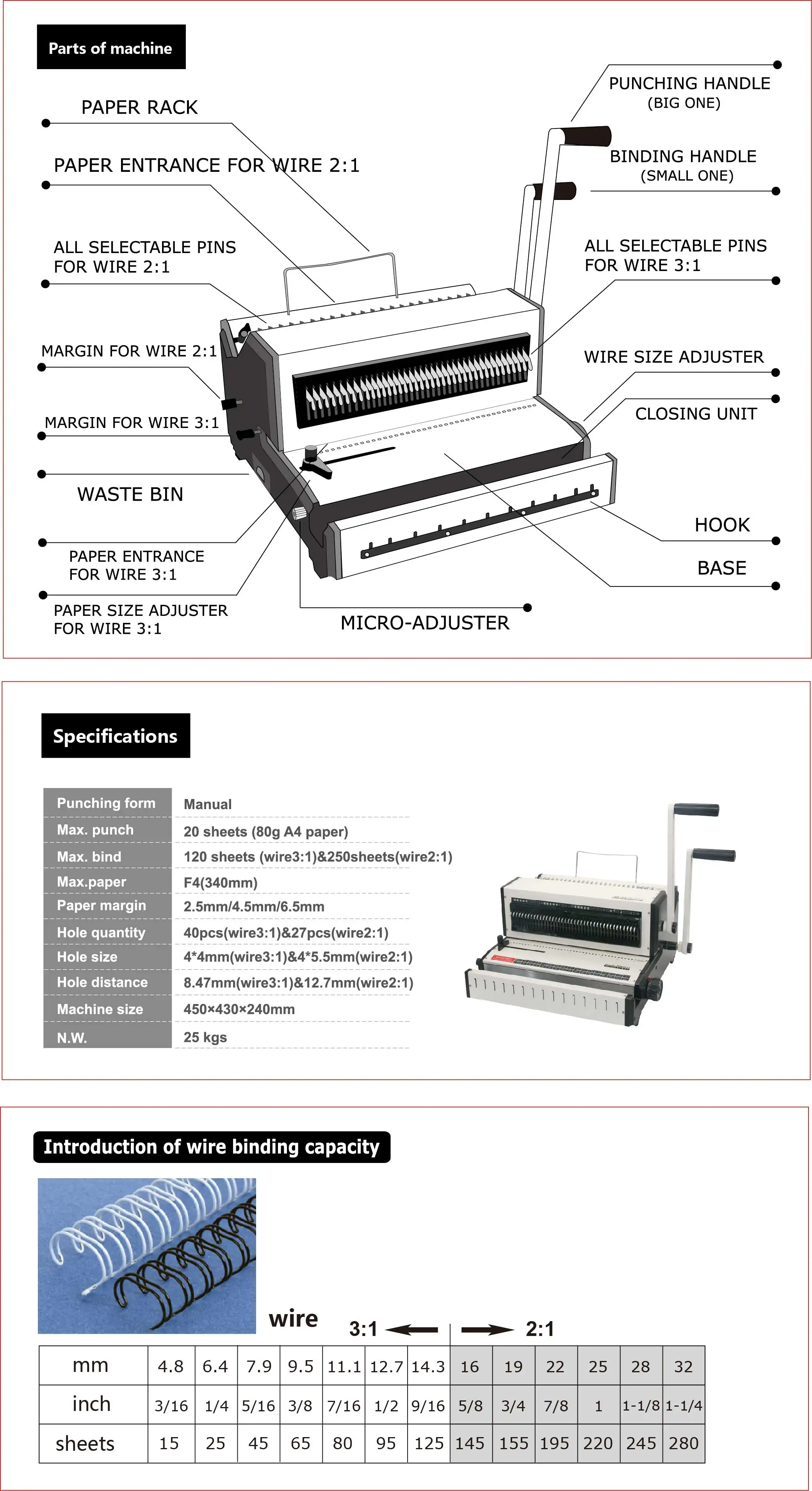 آلة تجليد يدوية متعددة الوظائف - مراجعة Binding Machine Comb وسعره