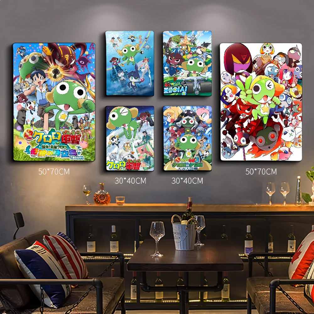 Keroro Gunsou Frog DIY Sticky Poster Fancy Wall Sticker For Living Room Bar Decoration Wall Decor