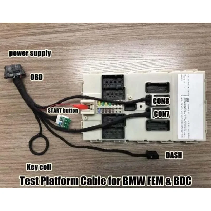 For BMW Test Platform FEM Programmer FEM BDC Tester for BMW FEM/BDC for BMW F20 F30 F35 X5 X6 I3 Test Plat Cable with Button