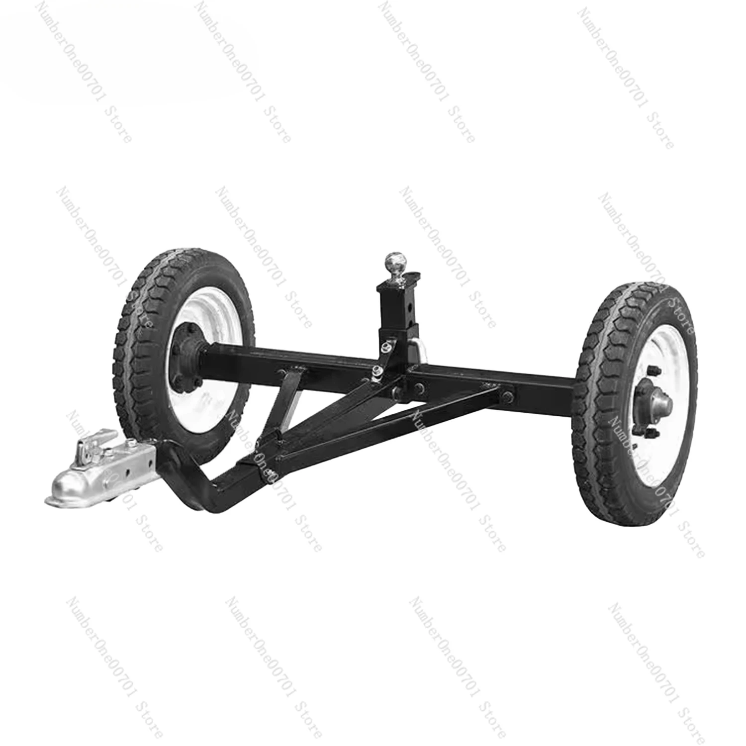 Heavy Duty 2 Wheel Weight Distribution Adjustable Trailer Mobile Dolly 800 lbs Load Capacity for ATV