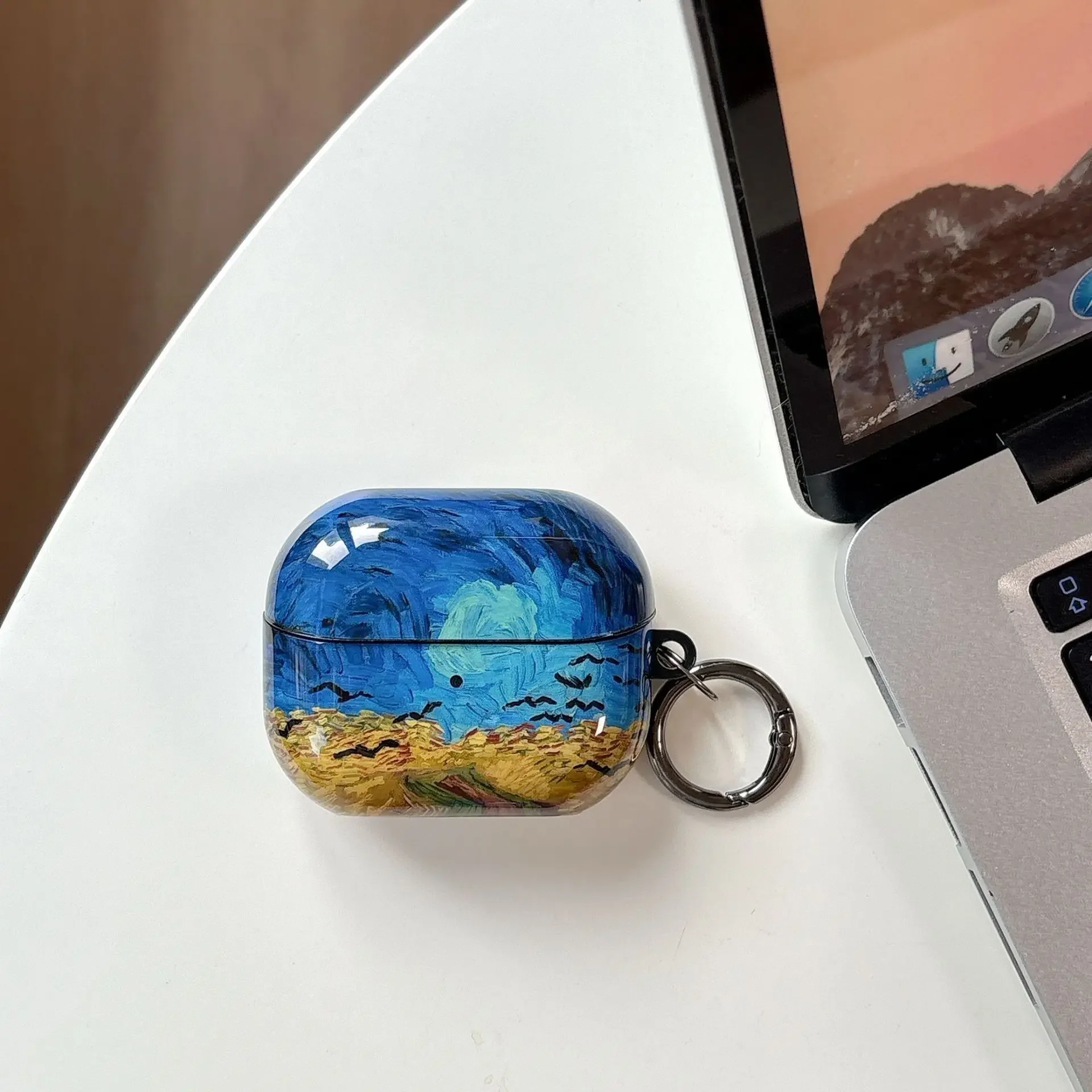 Suitable for Samsung Galaxy Buds3 Earphone Cover Oil Painting Flower for  Buds3Pro/FE Wireless Bluetooth Protective Cover - view 6