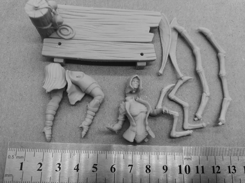 1/24 Scale 75mm Resin Figure Model Kit Diy Mysterious Monster Unassembled and Unpainted Diy Boy Toys Gifts