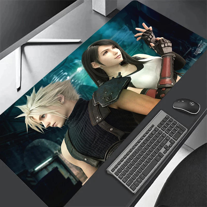 Final Fantasy XIV Online Large Mouse Pad Gaming Mousepad PC Gamer XXL Computer Office Mouse Mat Laptop Keyboard Mat Big Deskmat