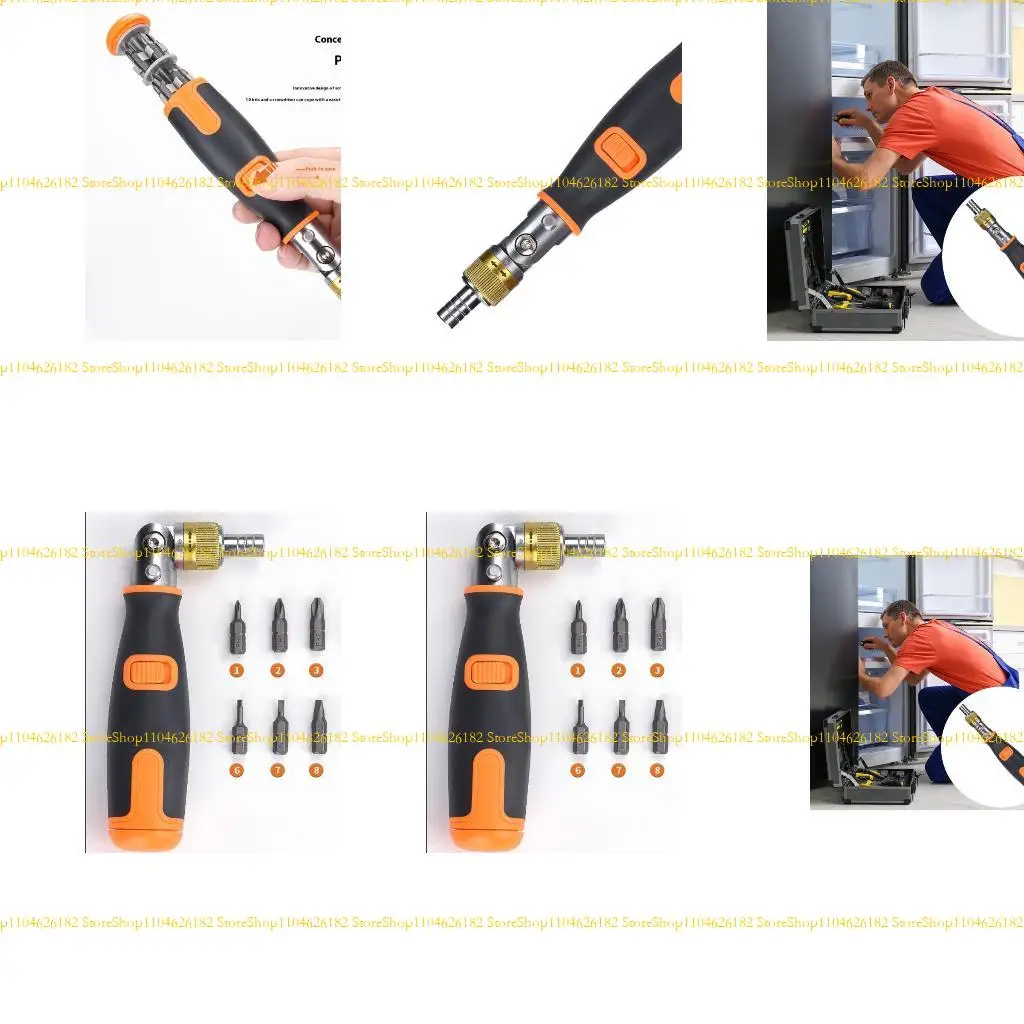 

Q2Q4 Professional Ratcheting Screwdriver Set Slip Resistant Handle For Detailed Work
