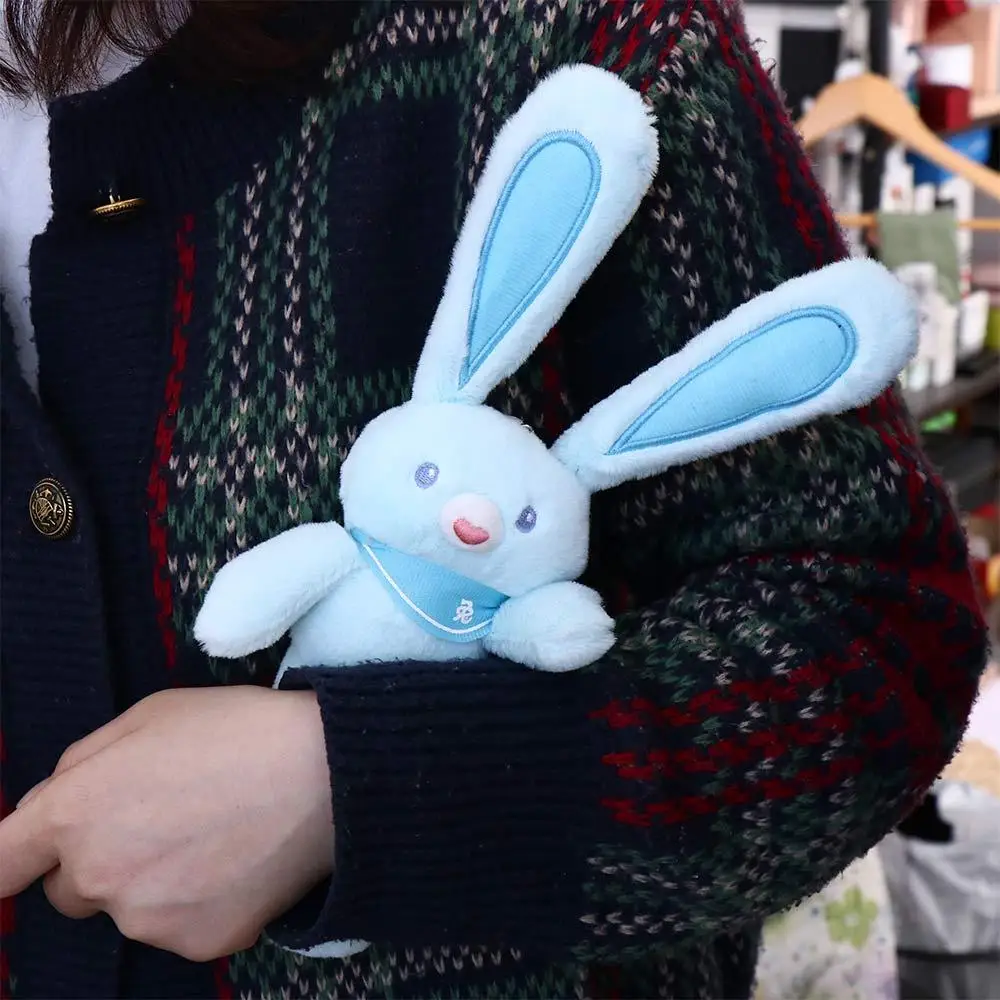 Porte-Clés en Peluche en Forme de Lapin, Accessoires de Sac, Pendentif pour Cartable