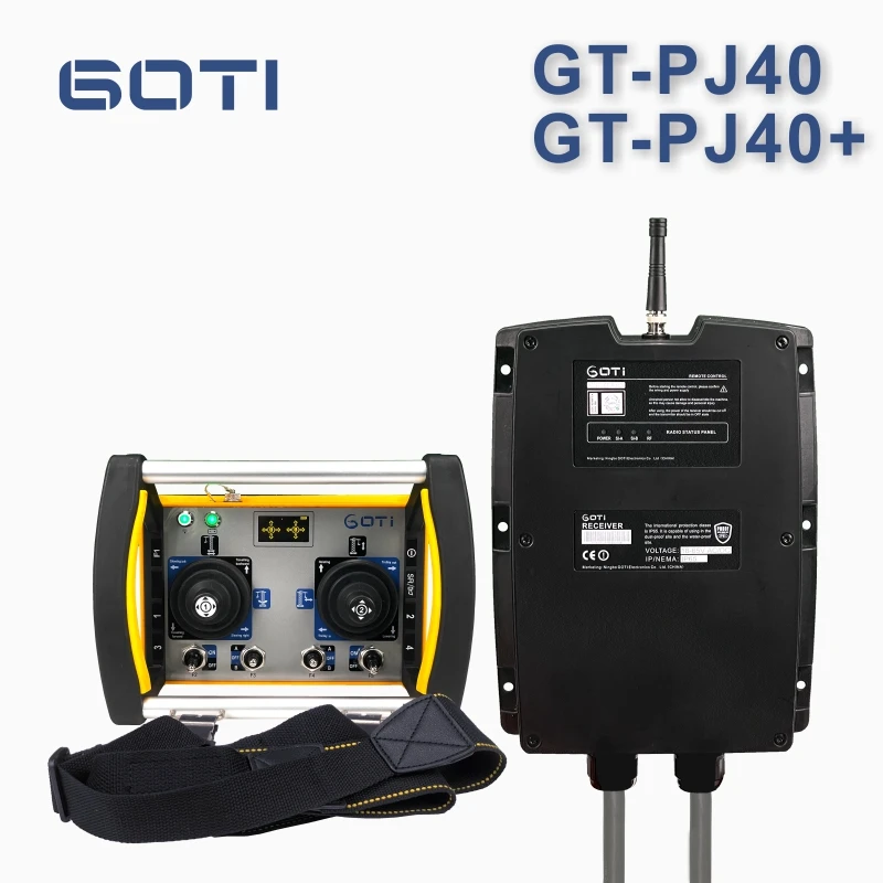 

GT-PJ40 GT-PJ40+ Industrial Crane Remote Control Wireless Controller five step joysticks for Concrete Pump Truck Lifting Machine