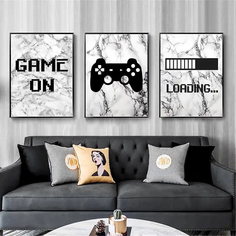 

Game On Canvas Art Anime Game Posters Prints Printed On Canvas Home Wall Art Pictures For Living Room Decor