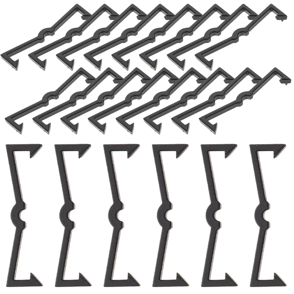 50 Pcs Hook Fastening Buckle Pegboard Locks Hooks Accessories Plastic Clips for Hanging Stop