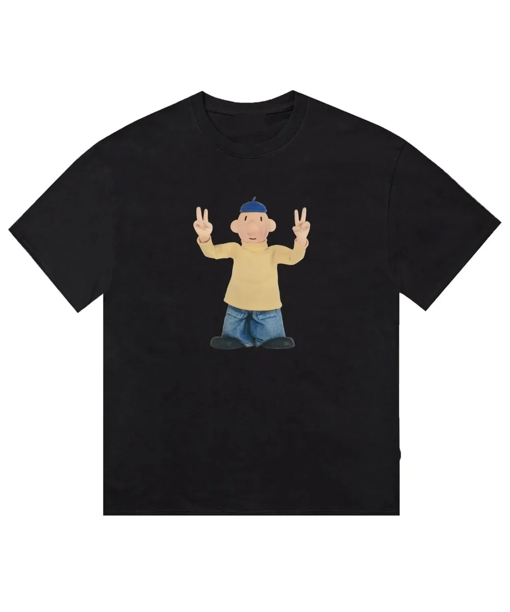 Modetrend Kurzarm-T-Shirt mit Anime-Charakter-Aufdruck, Rundhalsausschnitt, für Herren und Damen, lässige Mode, Harajuku, Kawaii-T-Shirt – Detail 7