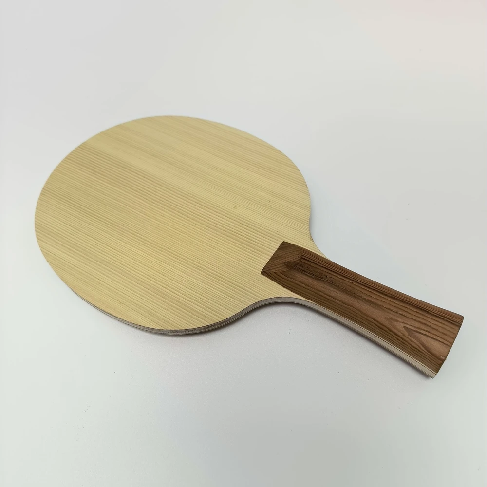 7P-2A ARYL-Carbons Tischtennisschläger Offensiver Ping-Pong-Schläger Hinoki Woods Serie für Schlägersportarten – Detail 2
