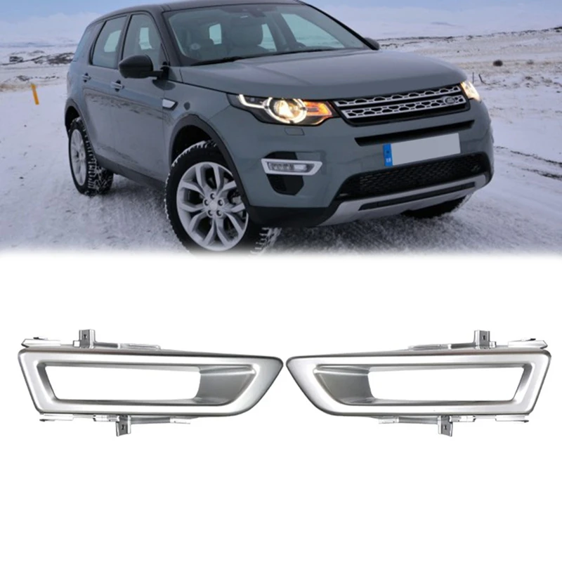 

Передняя противотуманная фара LR061234 LR061299, Обшивка Рамы Для Land Rover Discovery Sport L550 2015-2018, серебристый