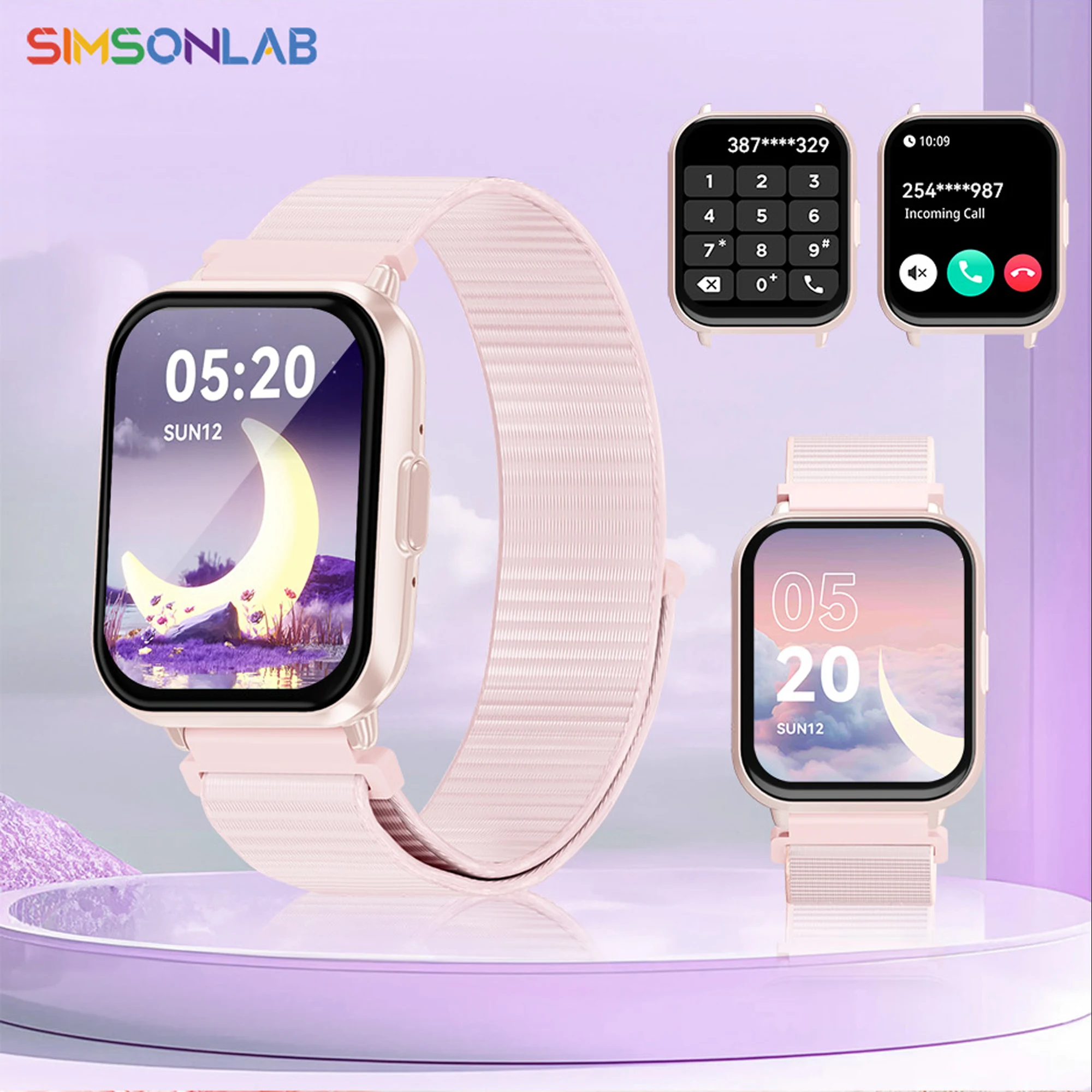 2025 Новые Смарт-часы 10 м Водонепроницаемые 1,83-дюймовые HD-экраны Bluetooth-вызовы 100 спортивных режимов SmartWatch для мужчин и женщин Дети