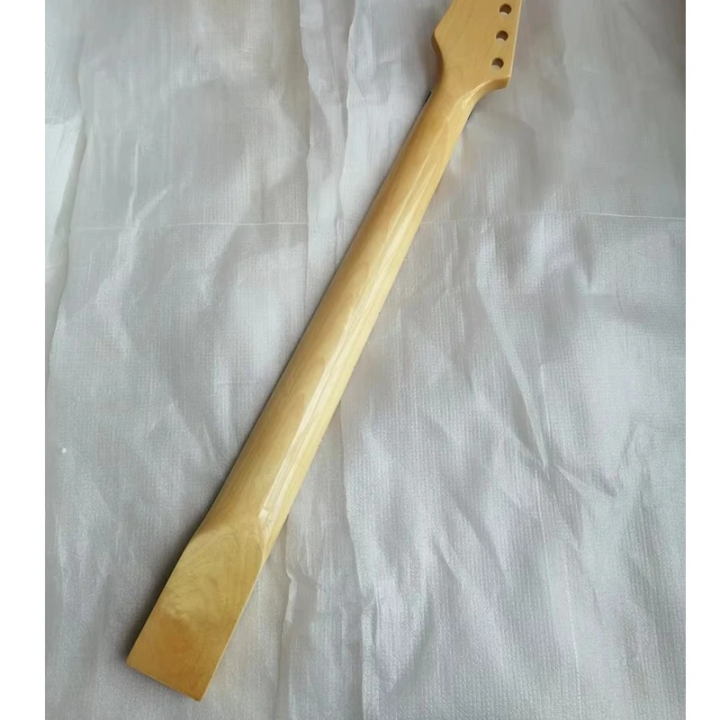 24 Frets Maple Electric Guitar Neck Maple Fingerboard Inlay Pyramid Guitar Accessories Parts
