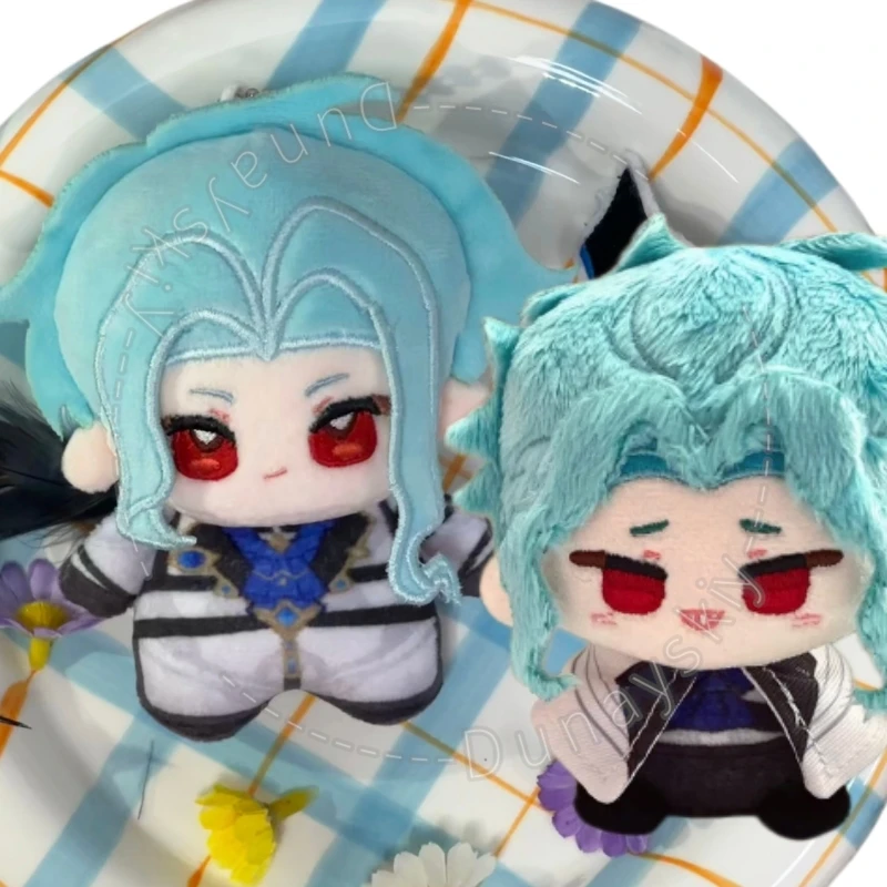 Genshin Impact Plush Chibi Il Dottore 10cm Mini Nunu Plush Removable Mask Accessory Soft Stuffed Cotton Fan Collection Merch Cos