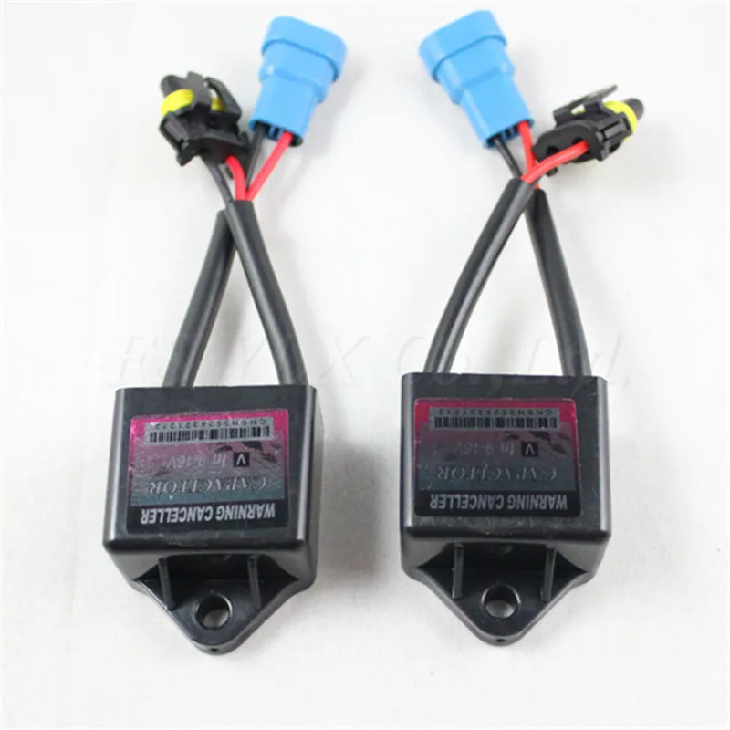 FSYLX 2pcs C6 Xenon HID Kit Error Warning Canceller H1 H3 H4 H7 H8 H11 H13 9004 9005 9006 Canbus Capacitors Computer Decoder