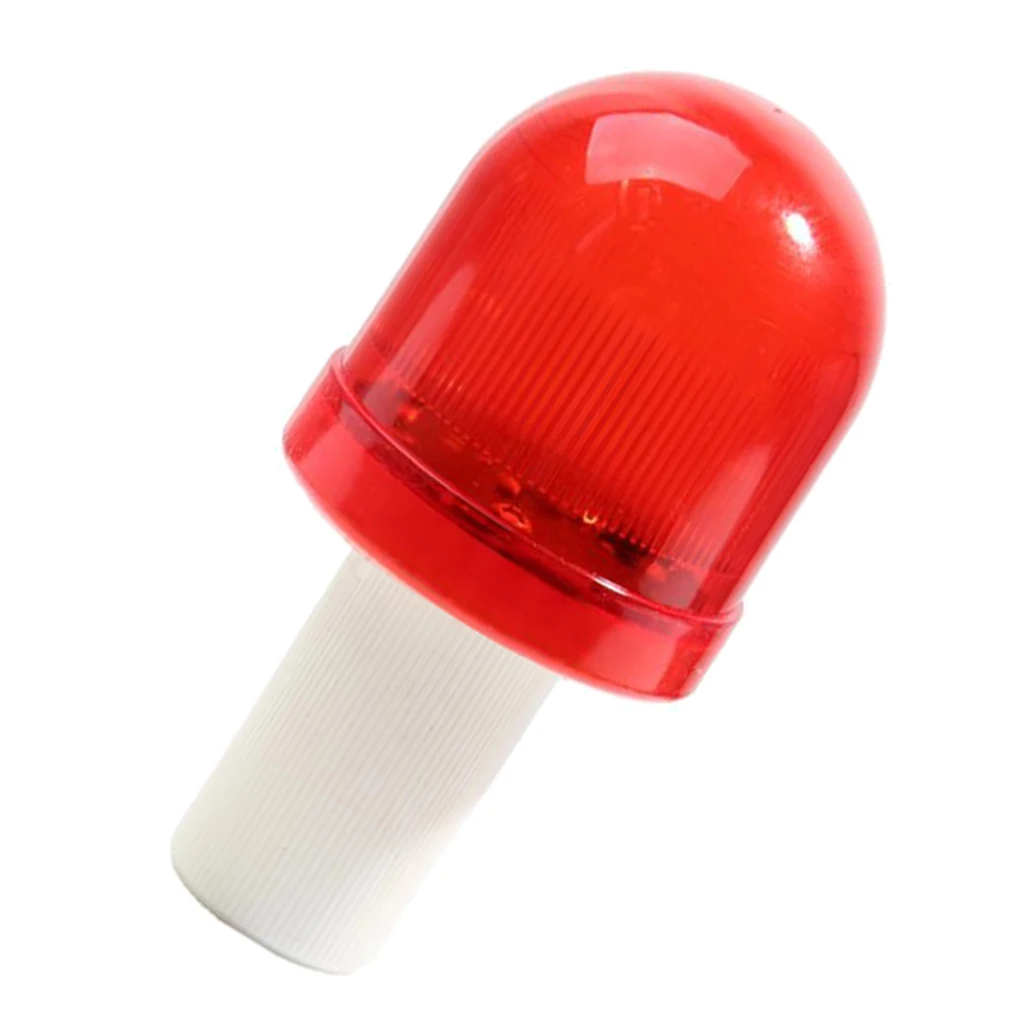 1pc Red Battery Powered Ultra Bright Police Warning Beacon Light Signal