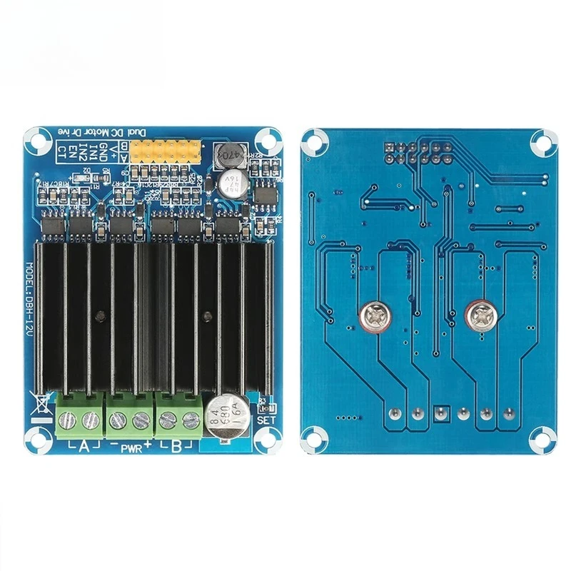 

DC Brushed Motor Full Bridge Driver 30A Dual Motor Driver (5-12V)