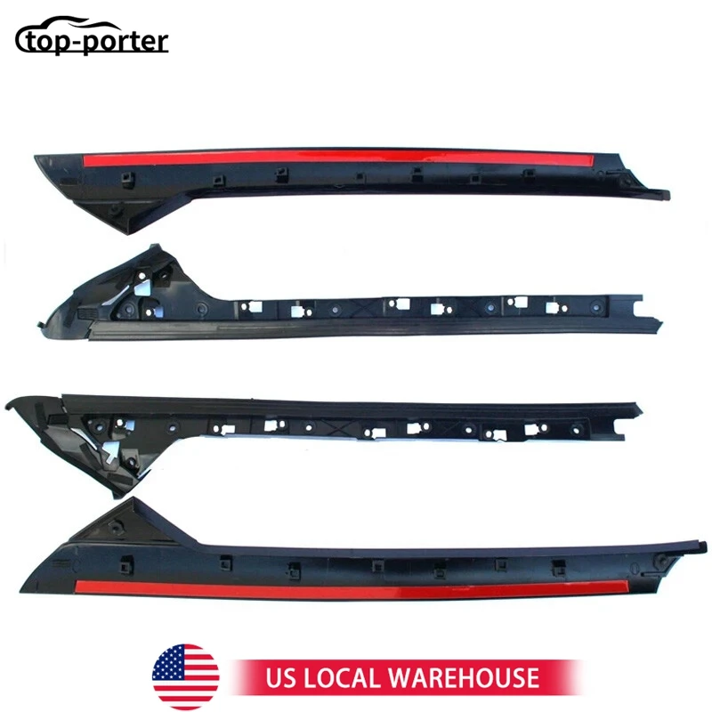 

926-450 BB5Z7803137AA BB5Z-7803137-AB для Ford Explorer 2011-2019, 2 пары, литая накладка на переднюю стойку левого и правого бокового лобового стекла