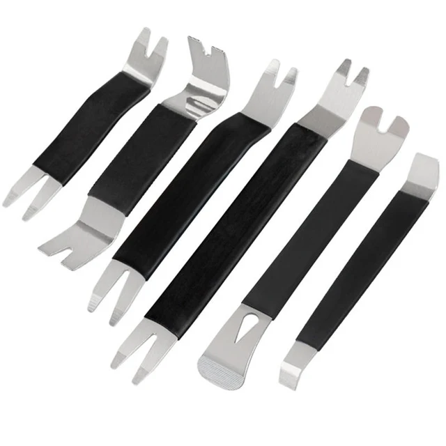 1/6Pcs Przenośny klips do drzwi samochodowych Zestawy narzędzi do demontażu Deska rozdzielcza samochodu Naprawa panelu audio Radio Narzędzie do demontażu metalu
