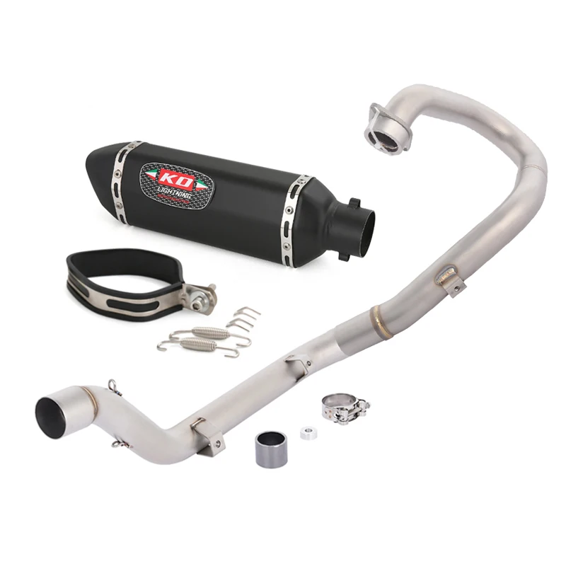 

For SUZUKI DRZ 400S 400SM 400E 2000-2024 Motorcyclce Slip On Exhaust System Header Mid Link Pipe Connect 51mm Muffler DB Killer