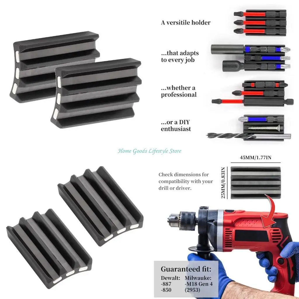 

E74E Impacts Driver Bit Holder Heavy dutys Grip for Professional Contractor