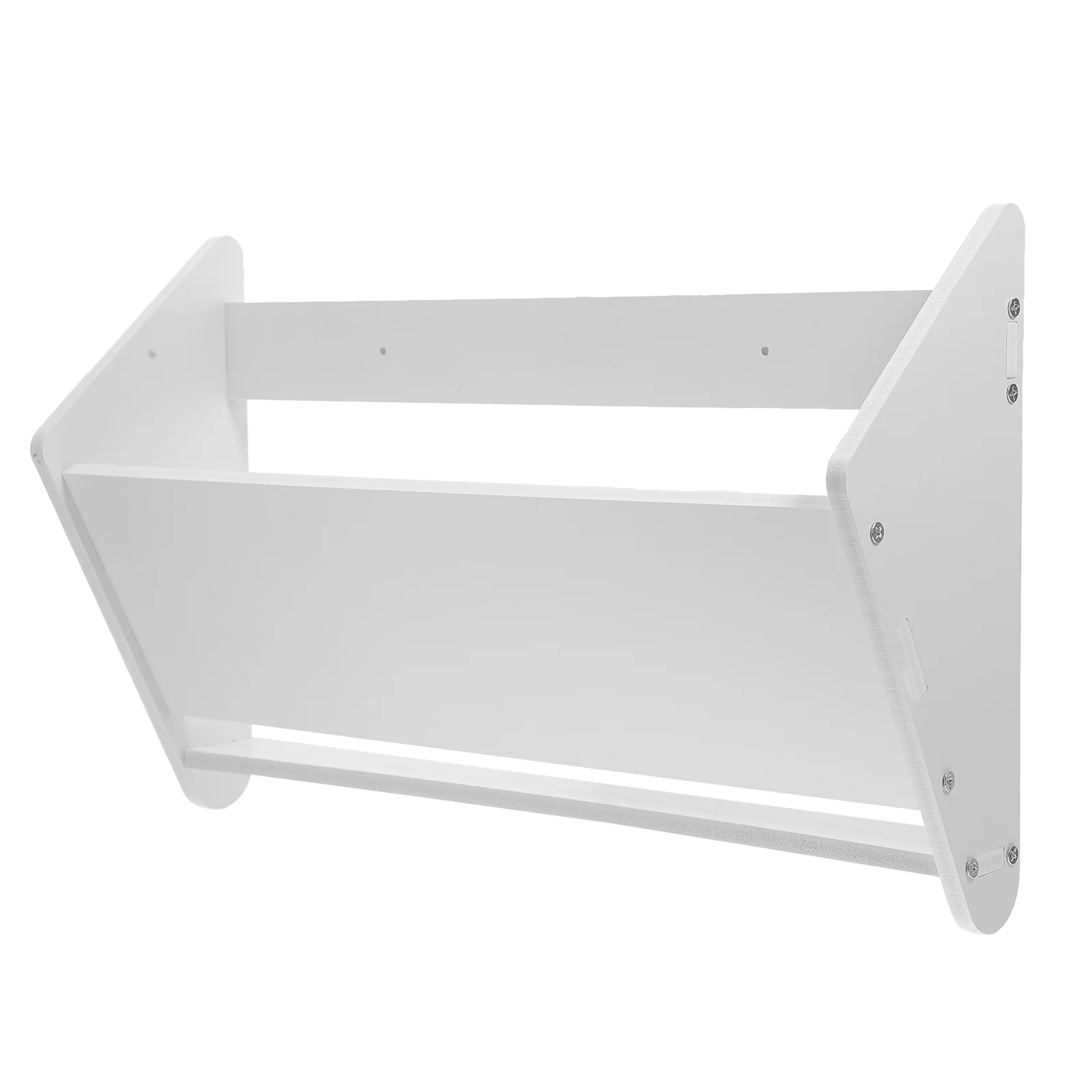 

Ultra-thin Shoe Rack White Shelves Wall-Mounted Shelf Storage Holder Pvc Wood Plastic Board Punching Free Home