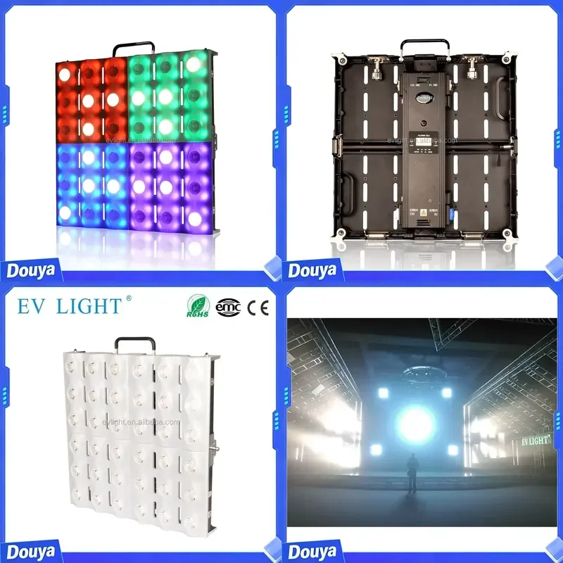 matrix Projector 36pcs RGB LED Blinder Matrix Background Stage Light Dmx Control