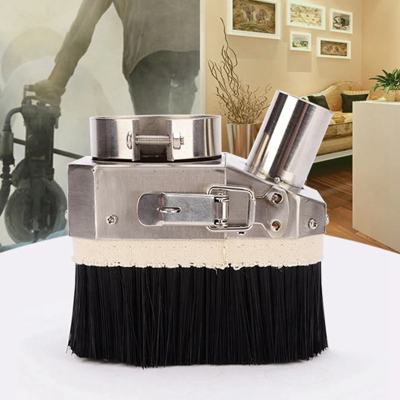 1Mx80mm Brush Vacuum Cleaner Dust Hood Brush Dust Hood Brush For CNC Router For Spindle Motor