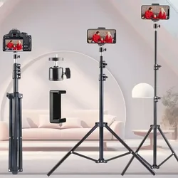 ZOMEI 160cm Live Broadcast Tripod Landing Type Camera Selfie Video Light Frame Metal Holder Phone Tripod Stand  Youtube Premium