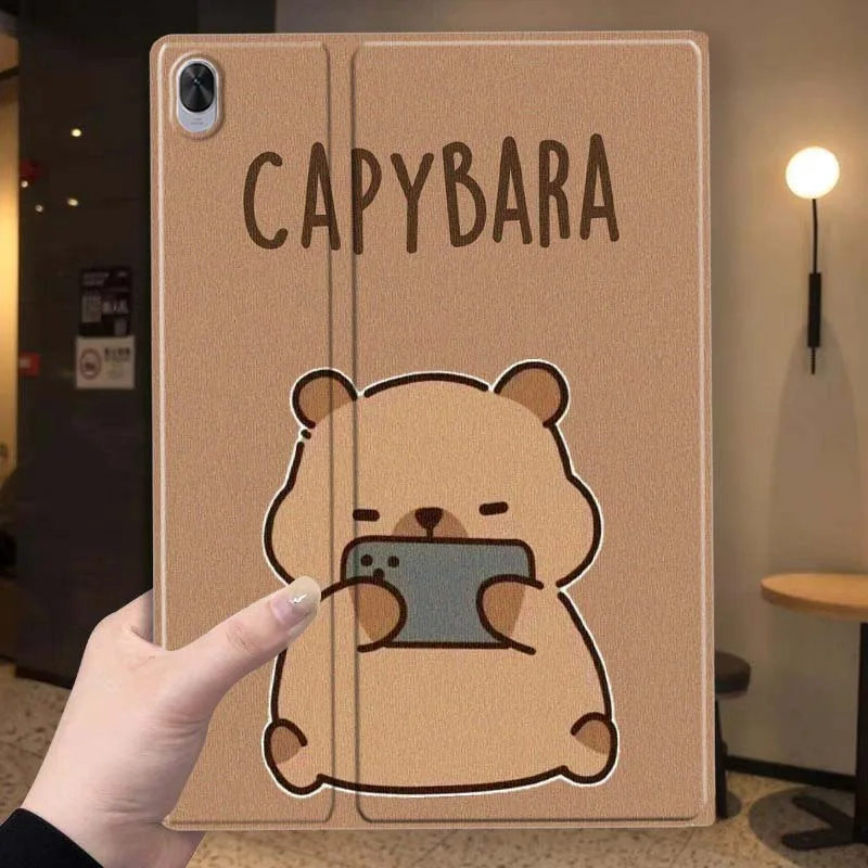 Cartoon Deluxe Capybara Soft For Huawei MatePad Air Pro M6 M5 SE T5 Inch Tablet Case