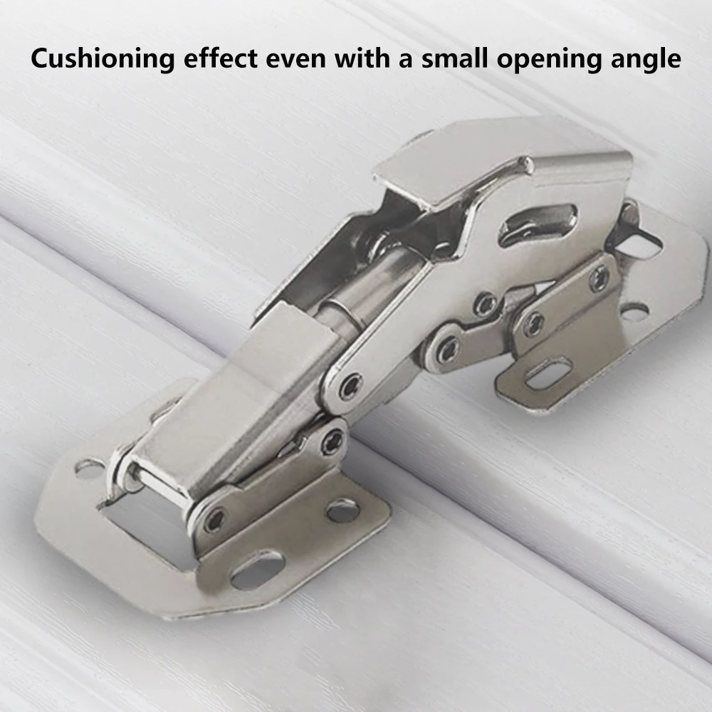 90 Degree Cabinet Hinges 3 Inch 4 inch No-Drilling Hole Soft Close Spring Hinge Cupboard Door Furniture Hardware with Screws