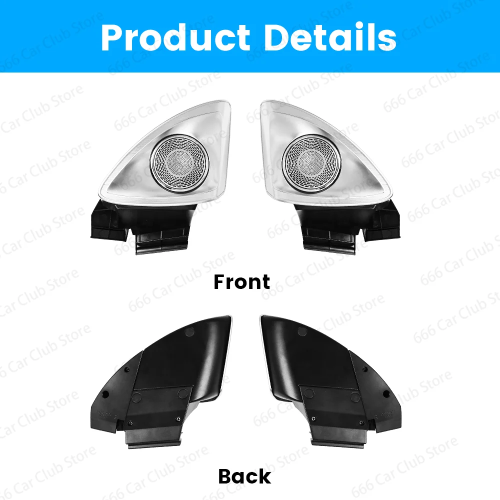 64 Colors NEW 4D High Pitch Speaker For Mercedes Benz W238 E Coupe 2 Door Sports Car Interior Components LED Ambient light