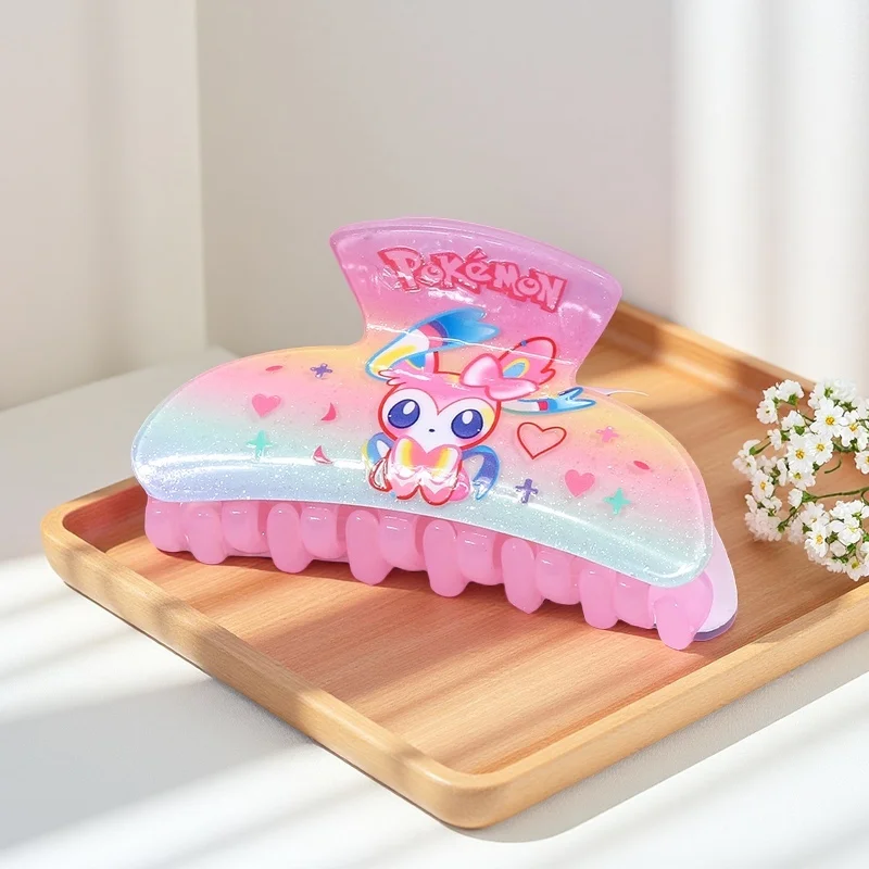 Spinka do włosów w stylu Pokemon, urocze i słodkie akcesoria do włosów, codzienna, praktyczna, kolorowa ozdoba do włosów do cosplayu.