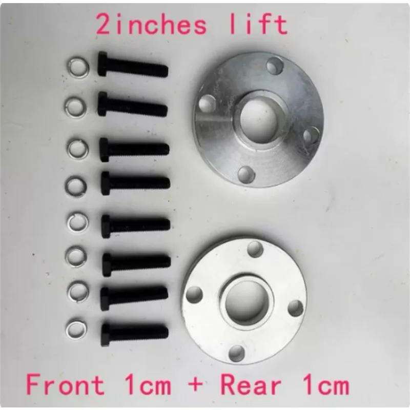 For 07-26 Jimny Chassis Lifting 2-inch 3-inch Aluminum Alloy Transmission Shaft Gasket Front and Rear Spring Limit Block