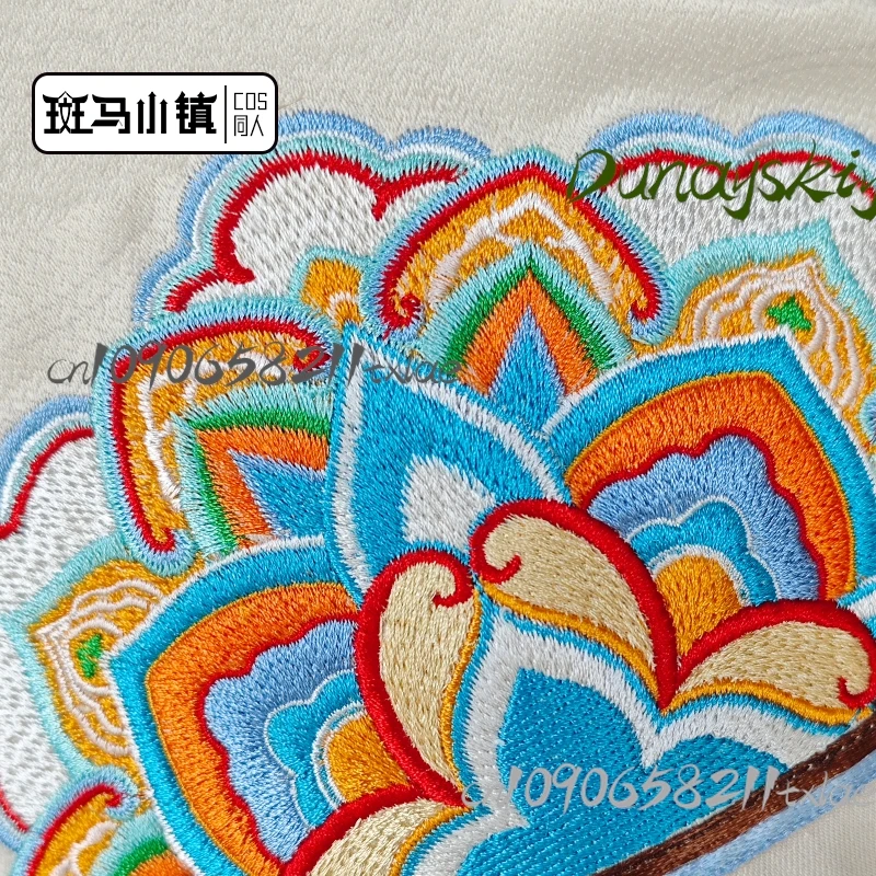 Game Love and Deepspace Leading Lady Cosplay Costume Anthemy Skin Sweet Elegant Flower Pattern Embroidered Hanfu Skirt for Woman